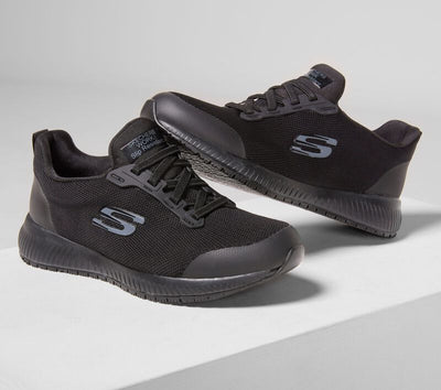 SQUAD BLK - Women's service shoe - Skechers