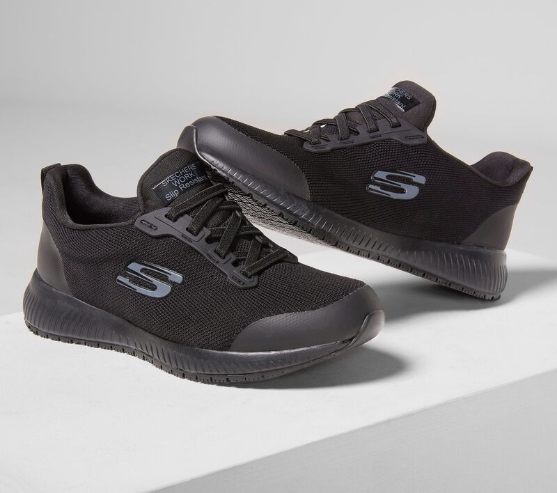 SQUAD BLK - Women's service shoe - Skechers