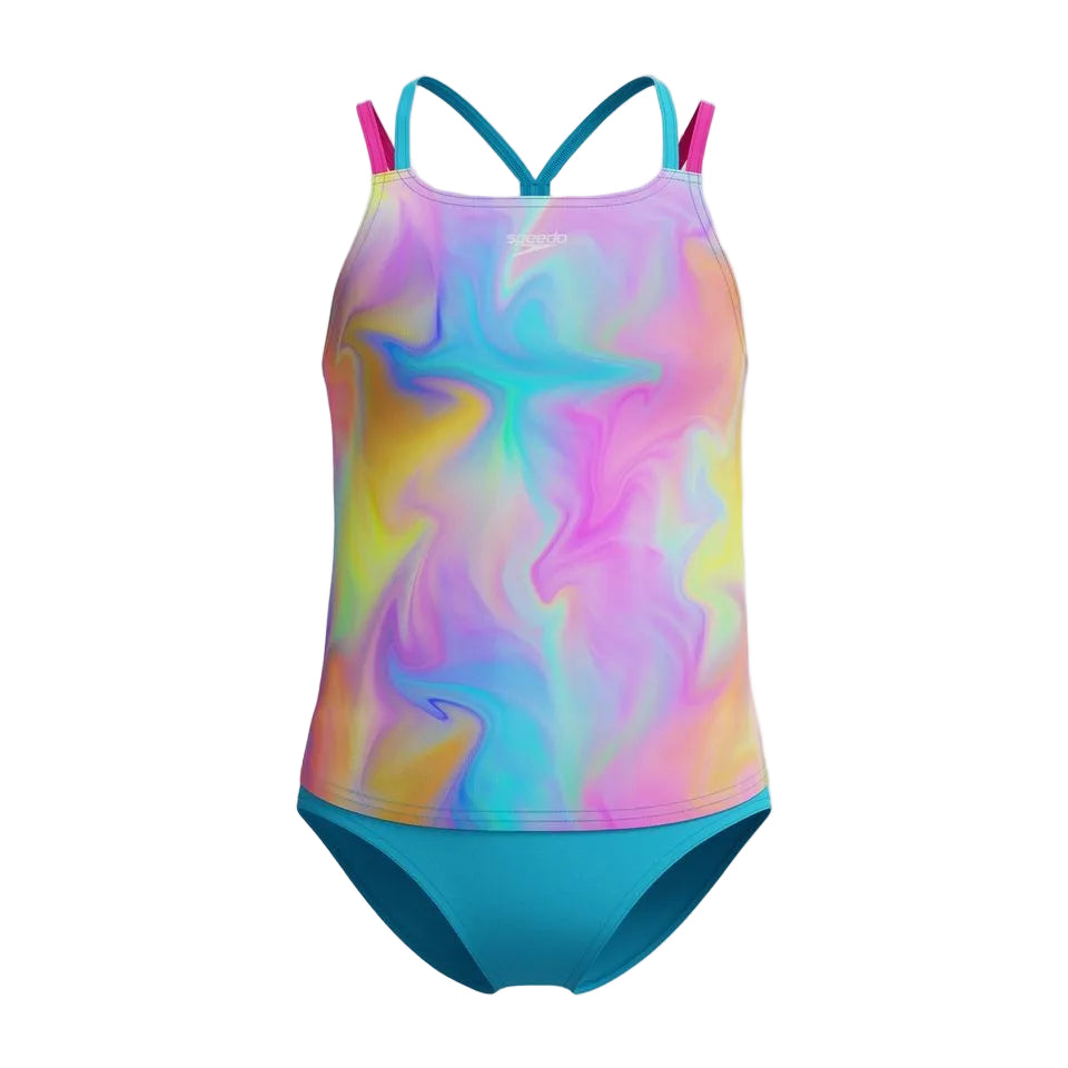 Girls' swimsuit (Junior) Speedo - PRINT TANKINI SET