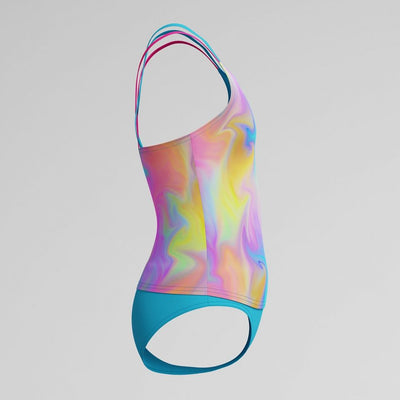 Girls' swimsuit (Junior) Speedo - PRINT TANKINI SET