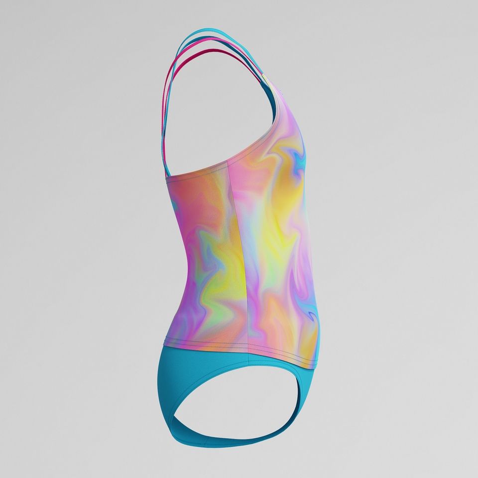 Girls' swimsuit (Junior) Speedo - PRINT TANKINI SET