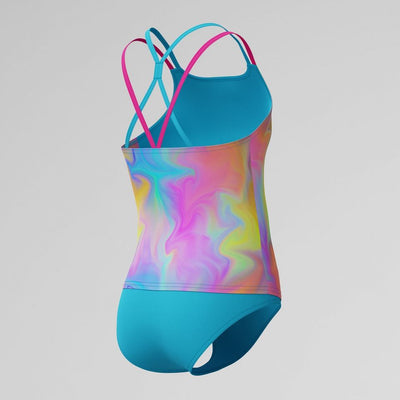 Girls' swimsuit (Junior) Speedo - PRINT TANKINI SET