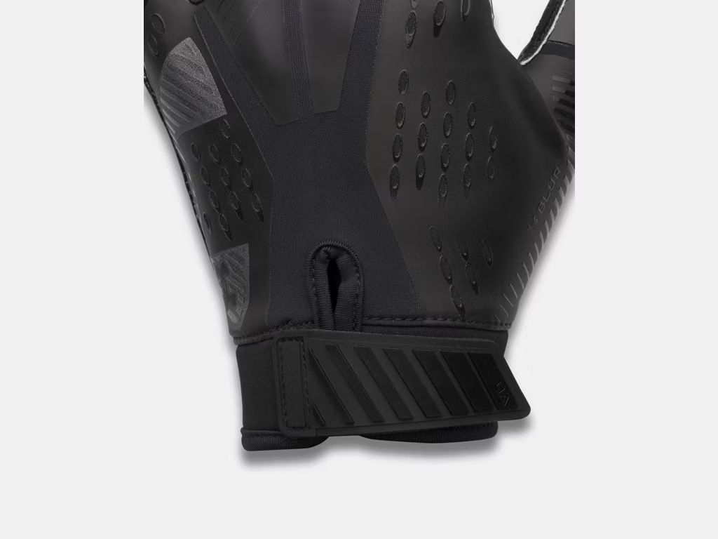 Gants de football Under Armour Blur pour hommes avec paume adhérente GlueGrip