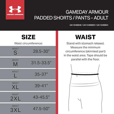 GARMEDAY 5-PAD GIRDLE - Men's Padded Football Shorts - Under Armor