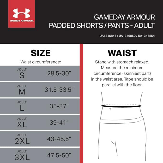 GARMEDAY 5-PAD GIRDLE - Men's Padded Football Shorts - Under Armor