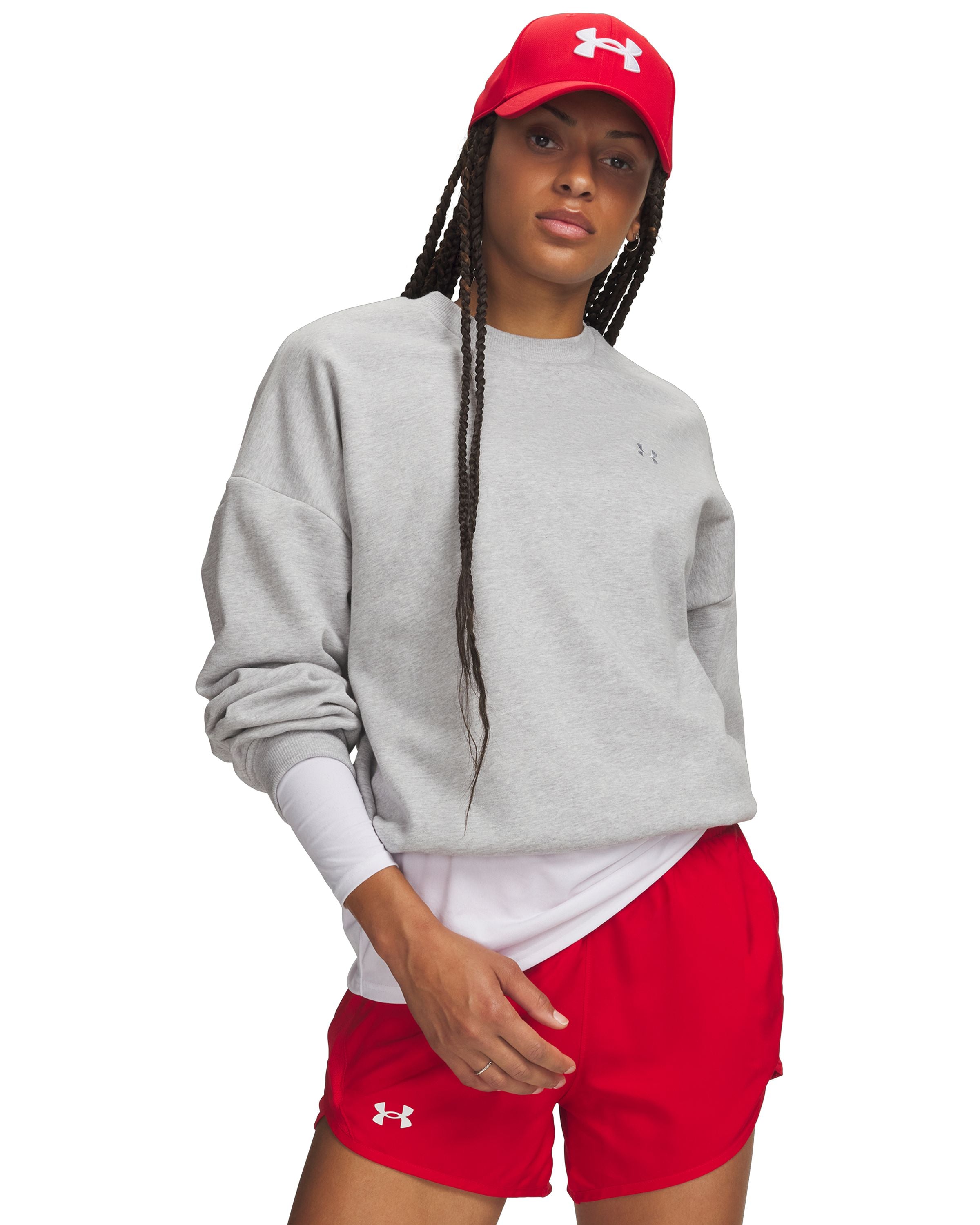 Chandail Under Armour pour femmes - ICON FLEECE CREW