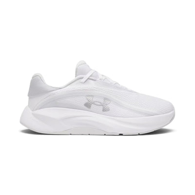 Soulier d'entraînement Under Armour UA Radiant TR pour femmes, blanc, vue de profil