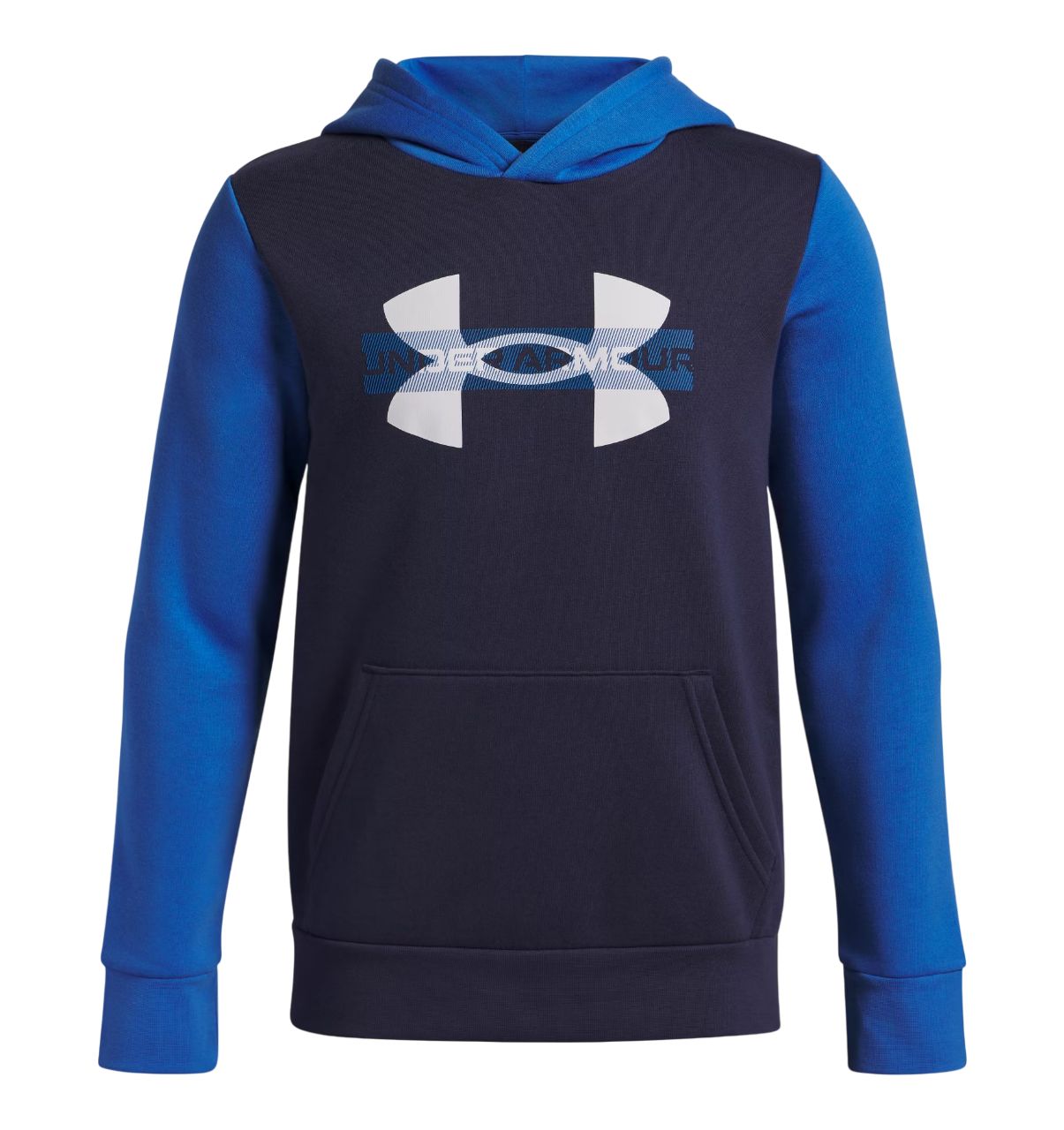 Under Armour boys' JR cotton sweatshirt - RIVAL FLEECE COLORBLOCK GRAPHIC