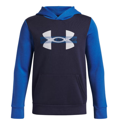 Under Armour boys' JR cotton sweatshirt - RIVAL FLEECE COLORBLOCK GRAPHIC