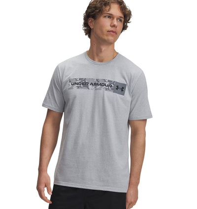 T-Shirt Under Armour Hommes - CAMO CHEST STRIPE