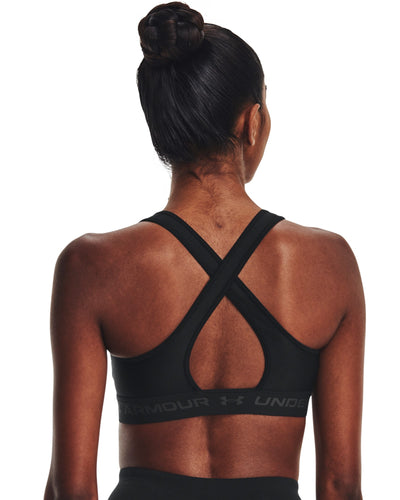 Under Armour Women's Sports Bra - Crossback Mid Bra