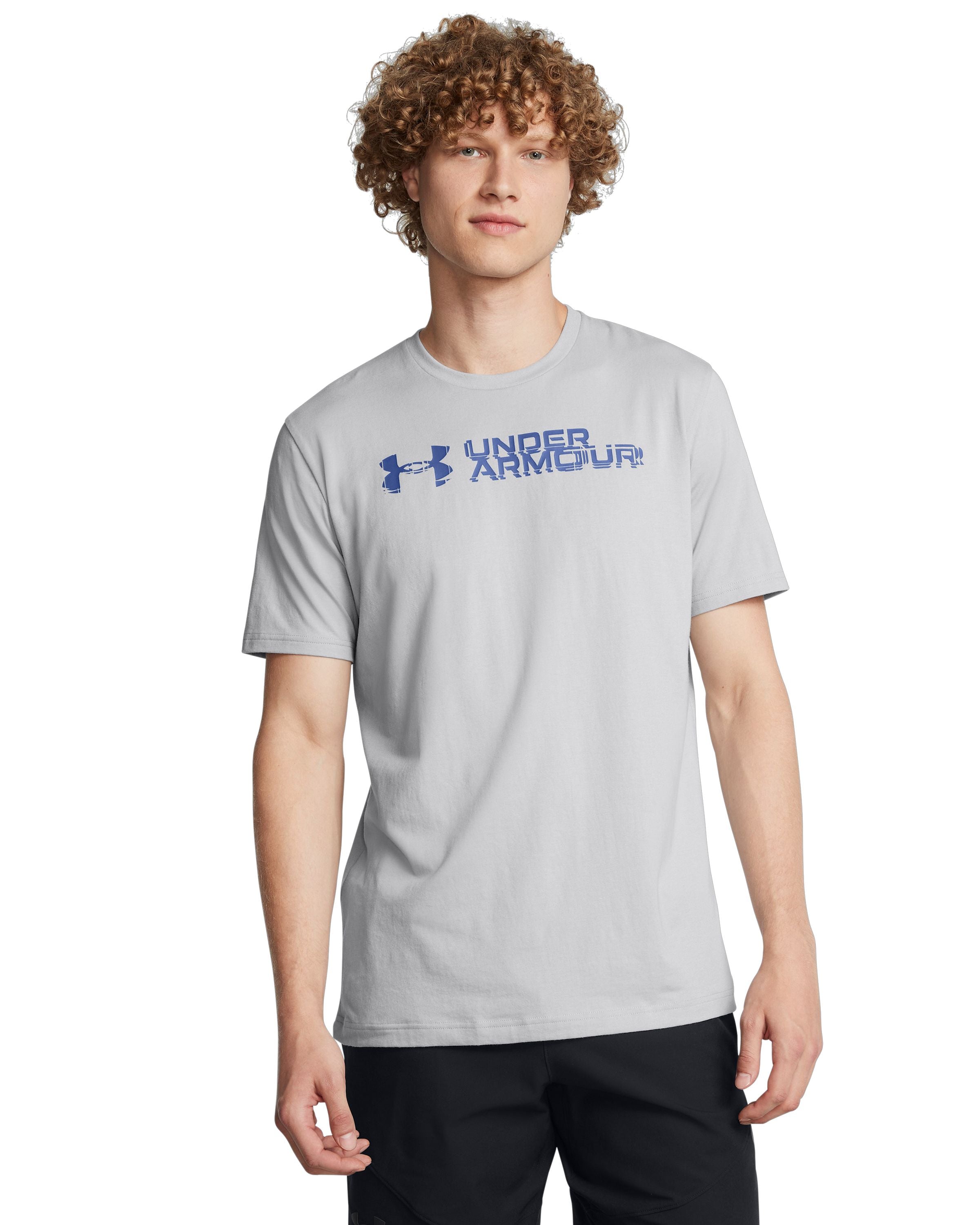 UA M SLICED WORDMARK - T-Shirt pour hommes - Under Armour