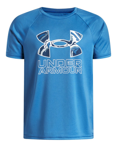 T-shirt Under Armour garçons Junior  - UA TECH HYBRID PRINT