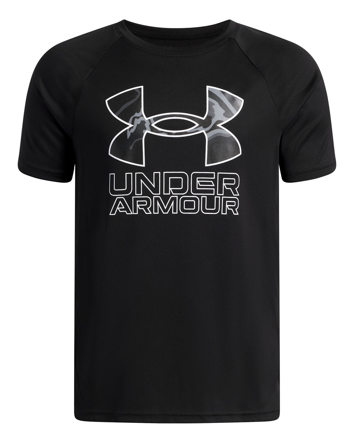 T-Shirt à manches courtes Under Armour pour garçons - UA TECH HYBRID PRINT