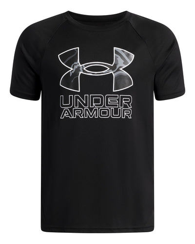 T-Shirt à manches courtes Under Armour pour garçons - UA TECH HYBRID PRINT