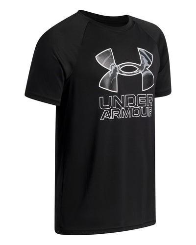T-Shirt à manches courtes Under Armour pour garçons - UA TECH HYBRID PRINT