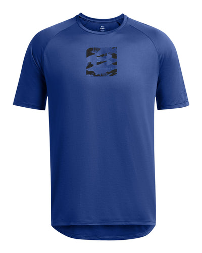 UA TECH PRINT FILL SS - Men's T-Shirt - Under Armor