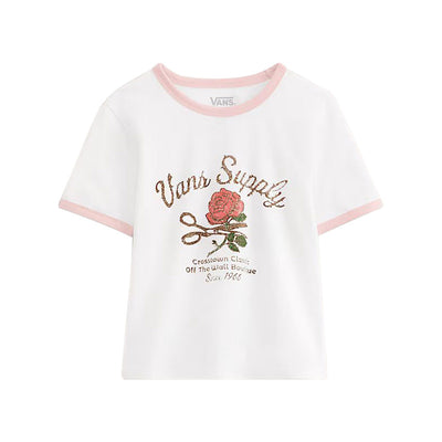 T-shirt pour filles (Junior) VANS - SUPPLY BOUTIQUE RINGER