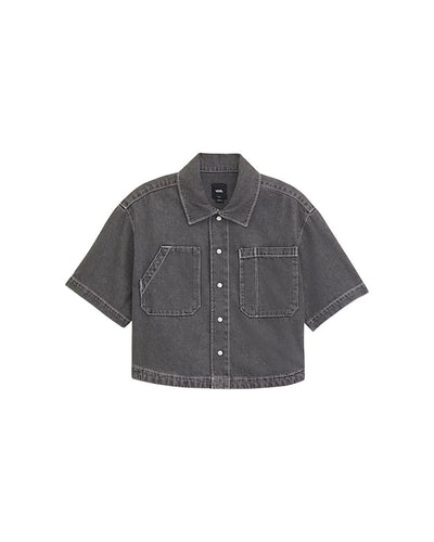 Chemise VANS Femmes - NATALIE DENIM BOXY BUTTON
