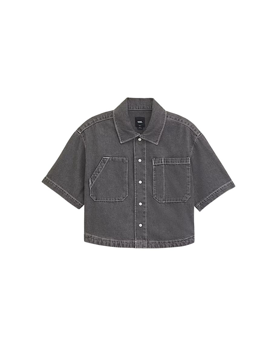 Chemise VANS Femmes - NATALIE DENIM BOXY BUTTON