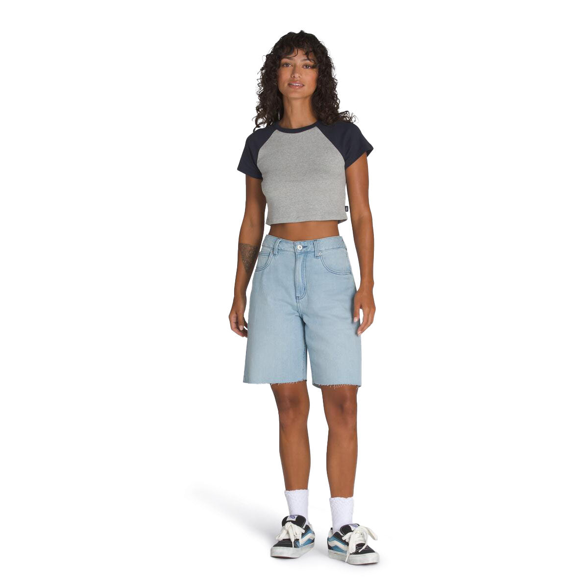 Crop top pour femmes VANS - CLARE RAGLAN TEE