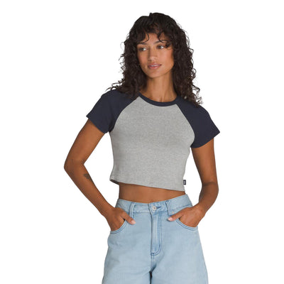 Crop top pour femmes VANS - CLARE RAGLAN TEE