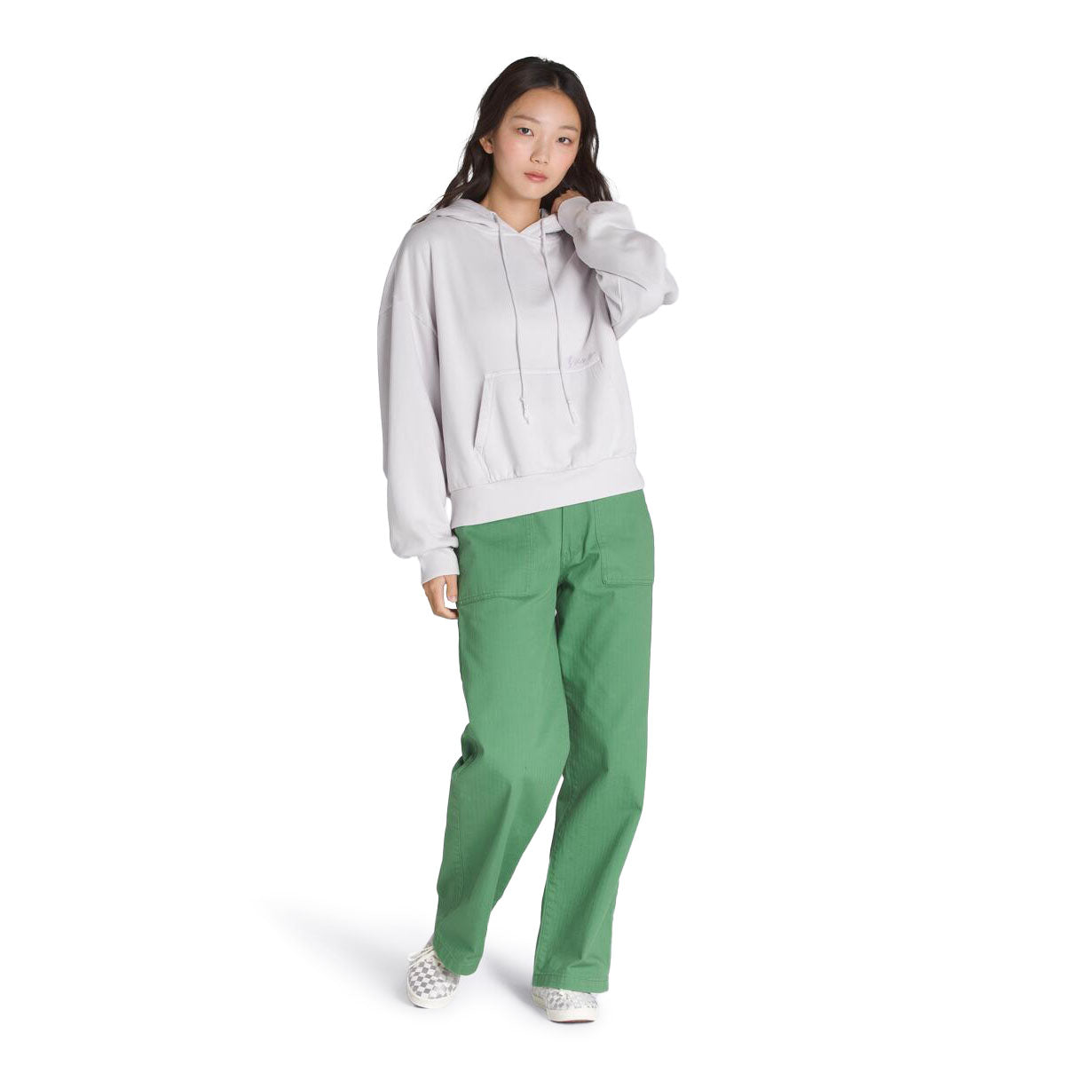 Women's VANS Cotton Hoodie - RETRO PO HOODIE