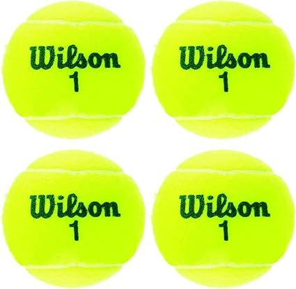 Boîte de 4 balles de tennis Wilson Championship Extra Duty jaunes pour surfaces dures
